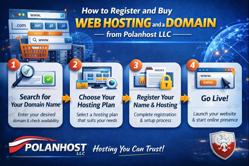 How to Register and Buy Web Hosting and a Domain from Polanhost LLC