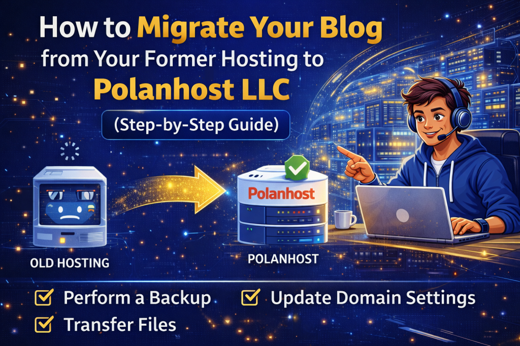 How to Migrate Your Blog from Your Former Hosting to Polanhost LLC (Step-by-Step Guide)